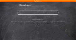 Desktop Screenshot of khanacadeny.org